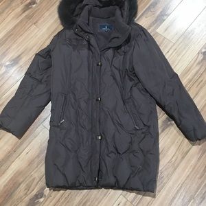 London Fog Down Jacket Medium (color:brown)